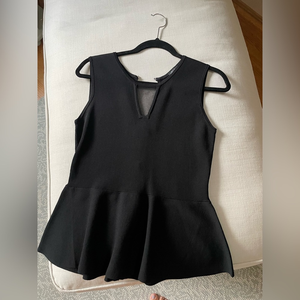 Dressy stretch fine jersey top, new without tags